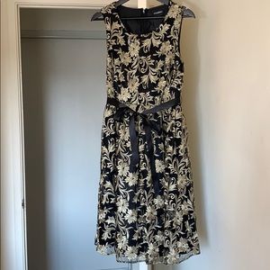 Black Dress w/ Champagne Gold Lace